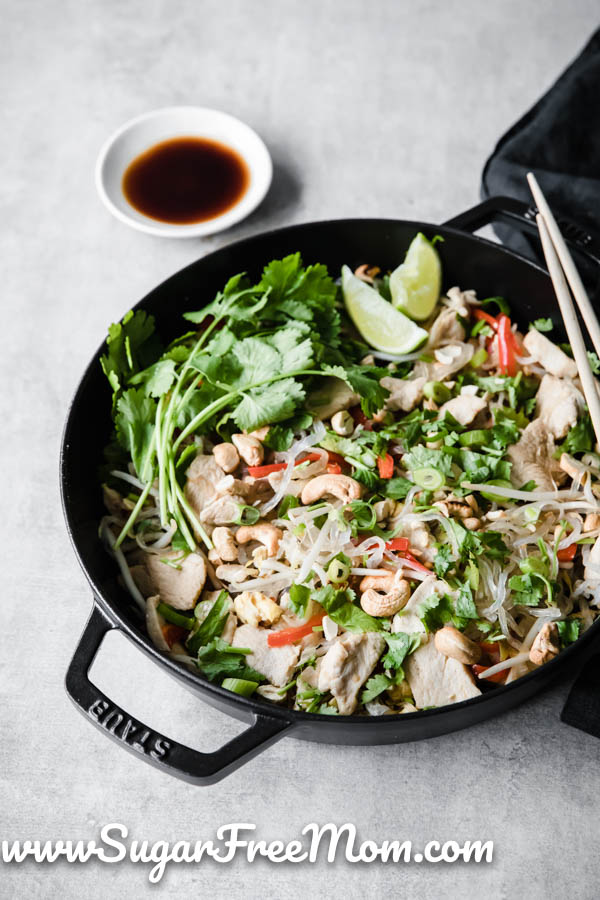 Keto Chicken Pad Thai
