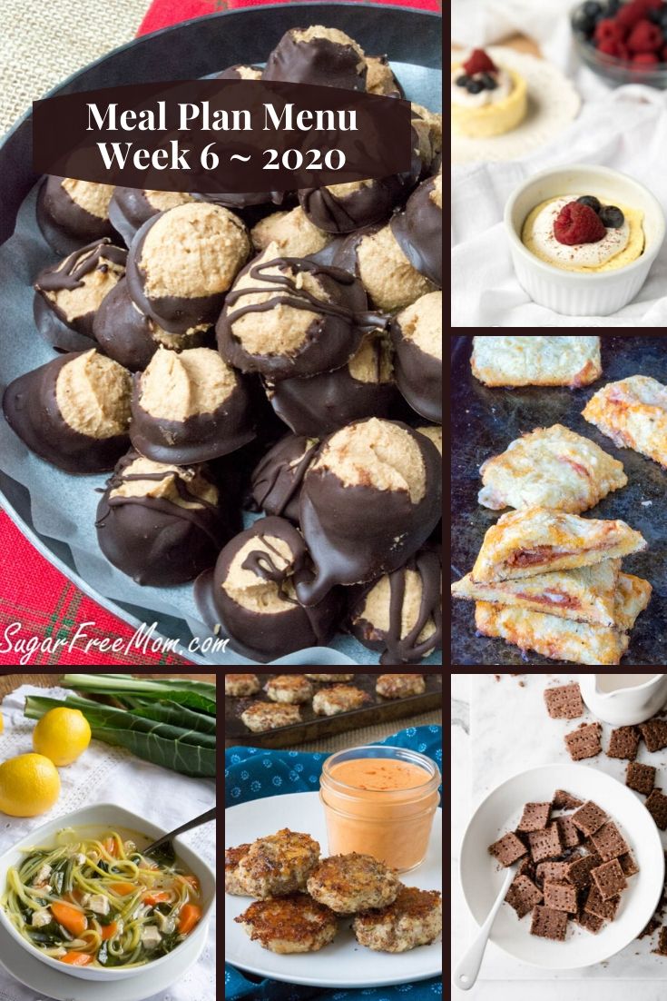 Low Carb Keto Meal Plan Menu Week 6