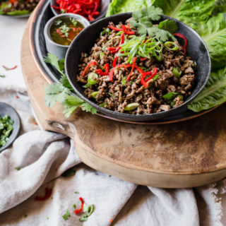 Keto Spicy Beef Lettuce Wraps