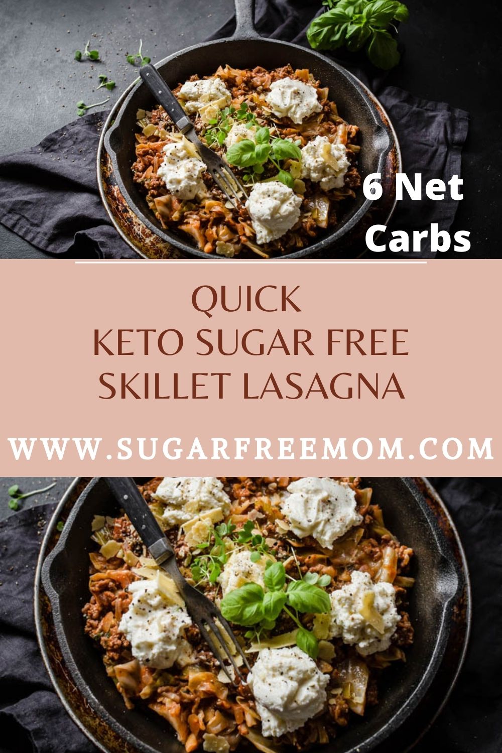 Quick Keto Skillet Lasagna
