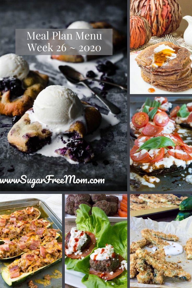 Low-Carb Keto Meal Plan Menu Week 26