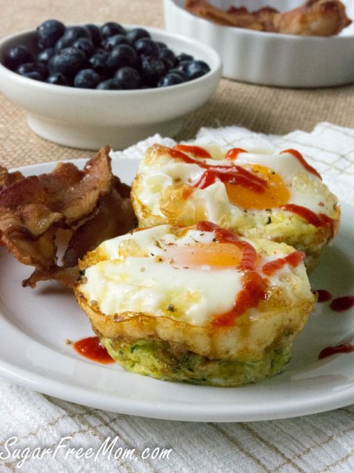 Baked Zucchini Egg Nests