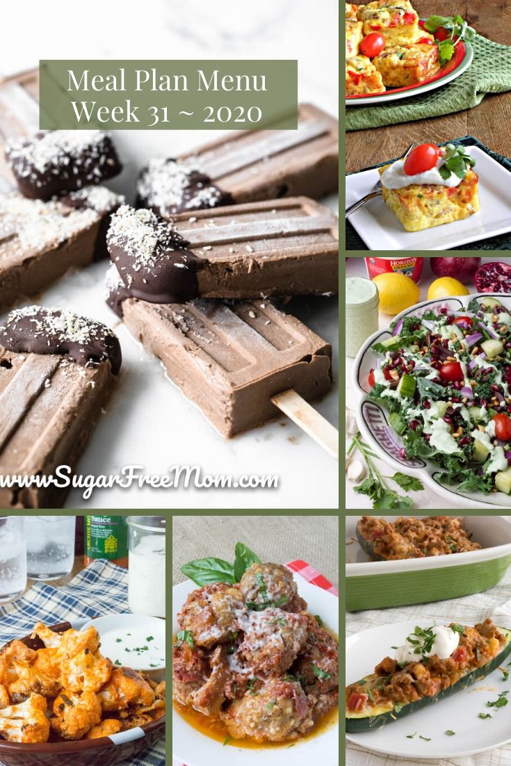Low-Carb Keto Meal Plan Menu Week 31