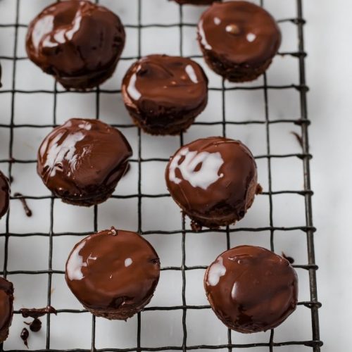 Sugar Free Mini Chocolate Muffins (Keto, Gluten Free)