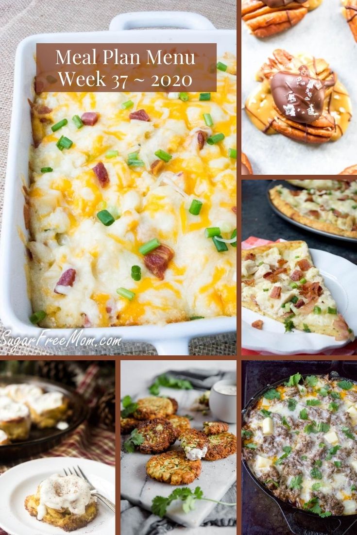 Low-Carb Keto Meal Plan Menu Week 37