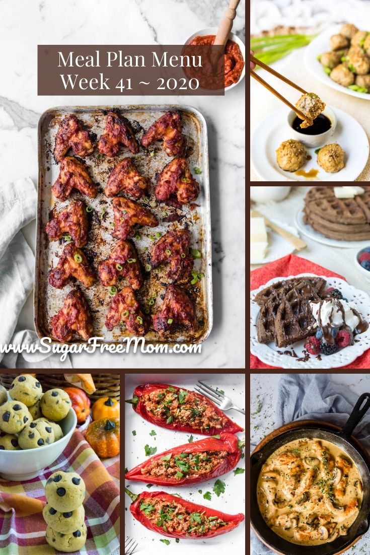 Low-Carb Keto Meal Plan Menu Week 41