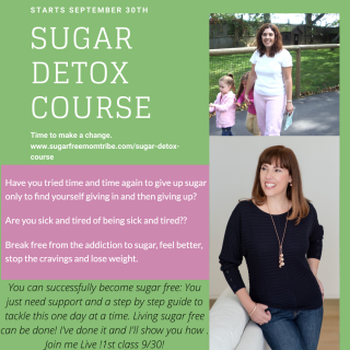 Sugar Detox course Social Media Post