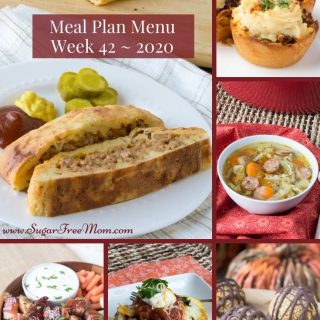 Low-Carb Keto Meal Plan Menu Week 42