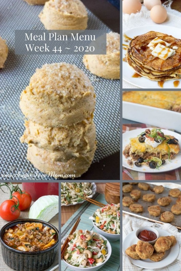 Low-Carb Keto Meal Plan Menu Week 44 - Sugar-Free Mom