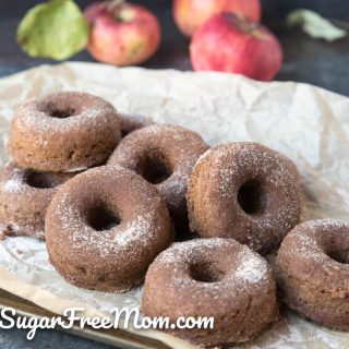 Sugar Free Keto Apple Cider Donuts (Nut Free, Paleo, Gluten Free)