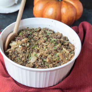 Keto Italian Sausage Stuffing (Low Carb, Gluten Free, Nut Free)