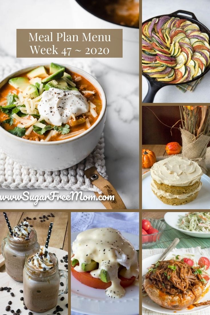 Low-Carb Keto Meal Plan Menu Week 47