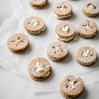 Keto Gingerbread Linzer Cookies final portrait 4- 720px x 1080px