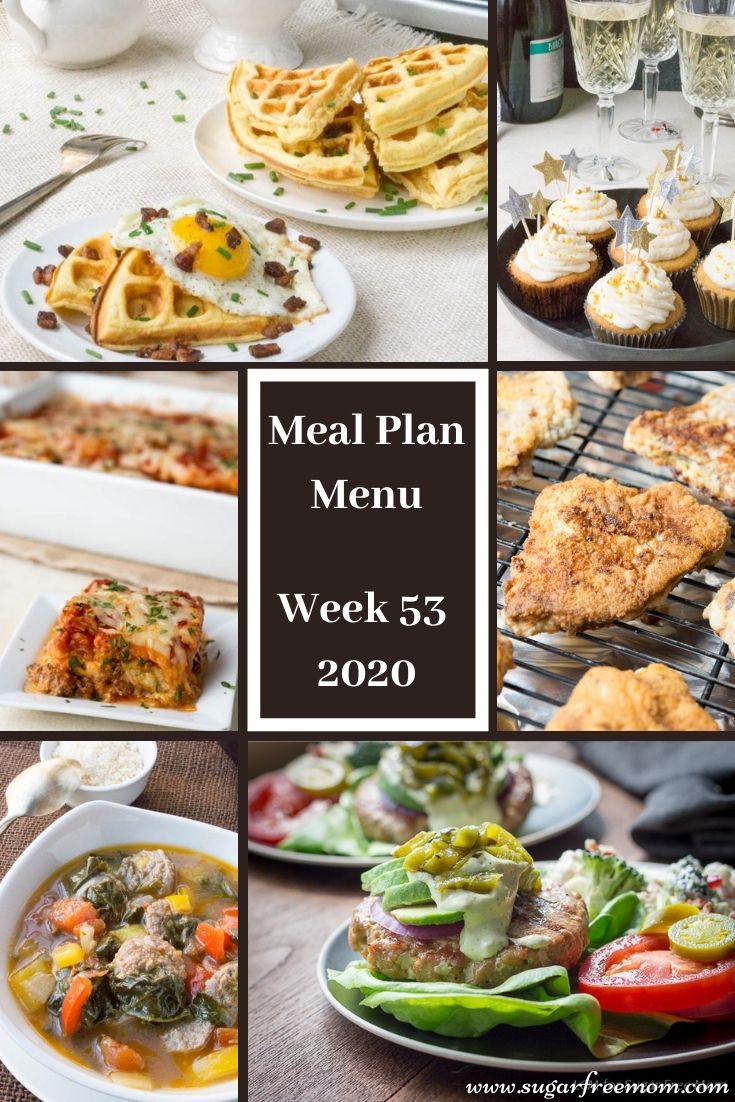 Low-Carb Keto Meal Plan Menu Week 53