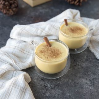 Sugar Free Keto Eggnog (Low Carb, Nut Free)