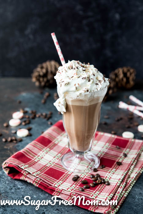 Sugar Free Keto Peppermint Mocha Frappe
