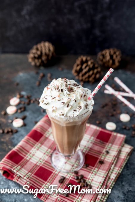 whats in a peppermint mocha frappuccino