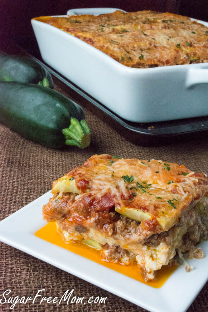 The Best Low Carb Keto Zucchini Lasagna (Gluten Free)