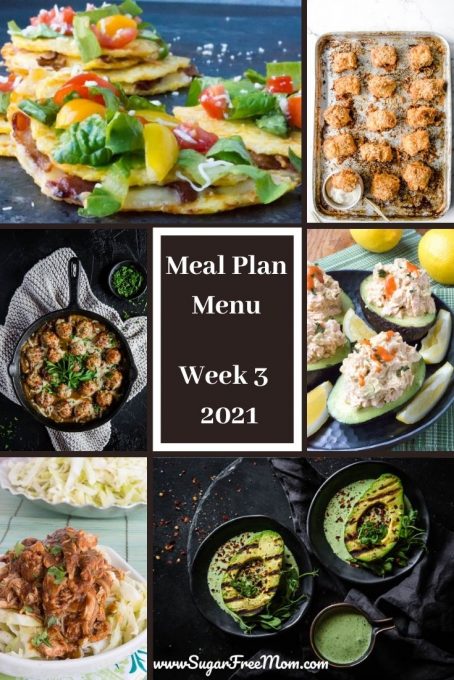 Low-Carb Keto Meal Plan Menu Week 3 - Sugar-Free Mom