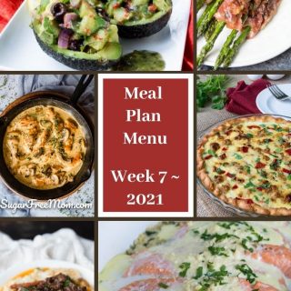 Meal Plan Menu Week 7 2021 - Pinterest