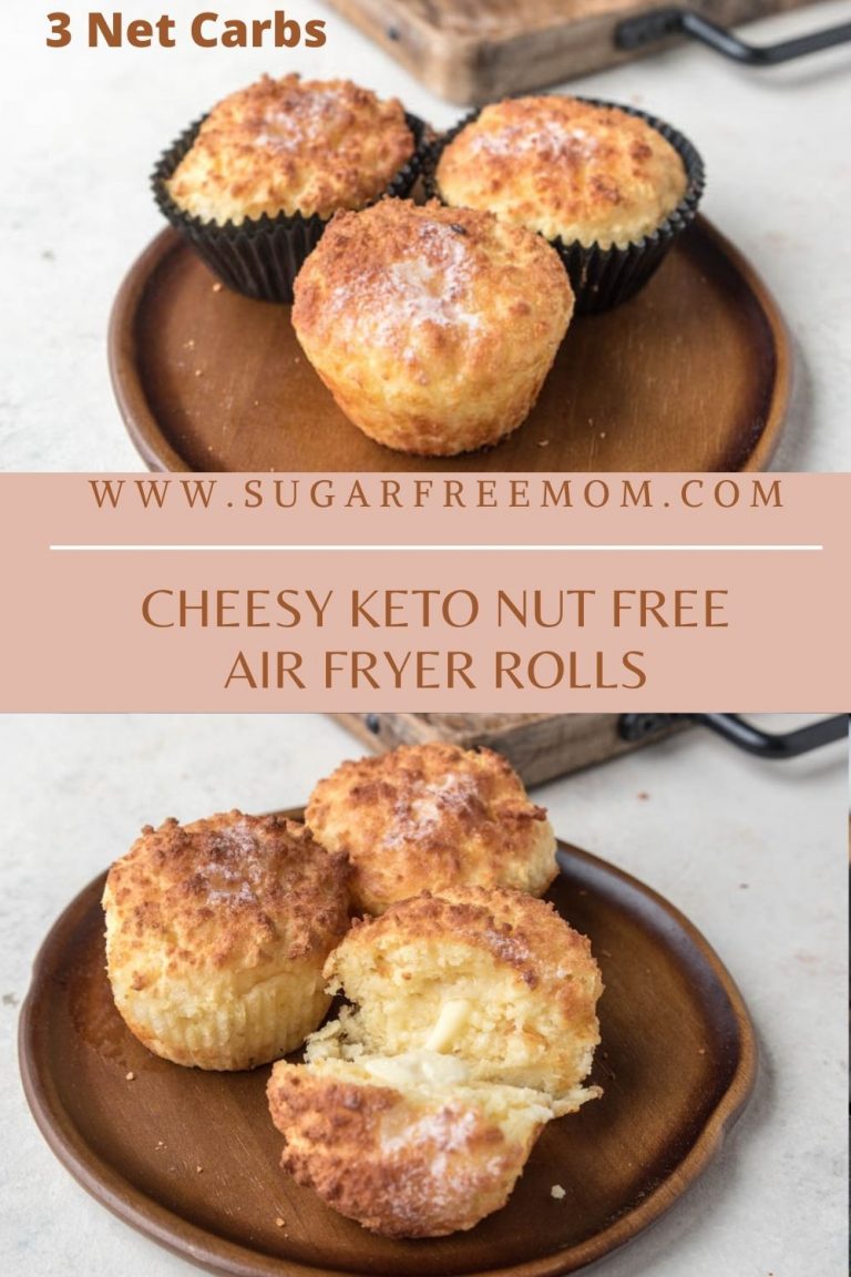 Cheesy Keto Air Fryer Rolls (Nut Free, Gluten Free)