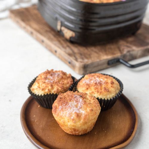 Cheesy Keto Air Fryer Rolls (Nut Free, Gluten Free)