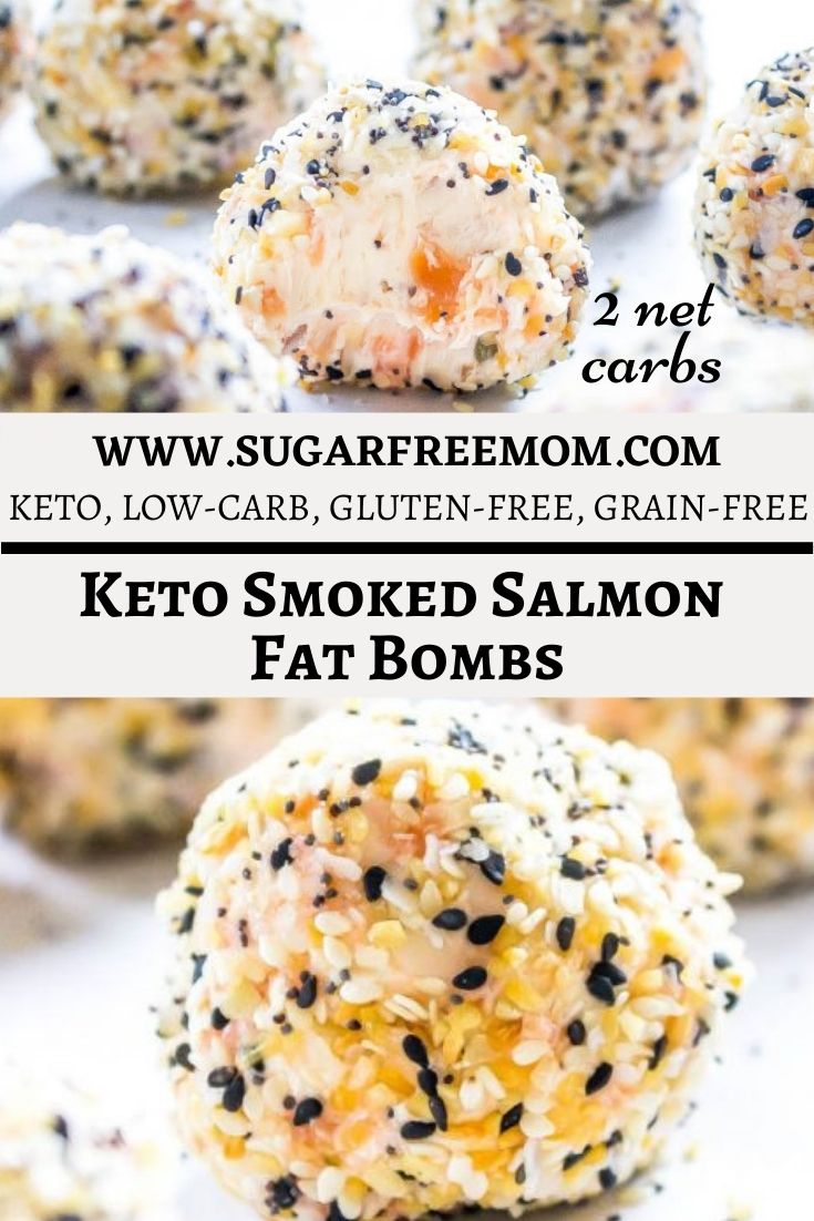 These Keto Smoked Salmon Fat Bombs need just 5 simple ingredients and no cooking required making them quick, easy and a perfect snack anytime! Just 2 g net carbs!