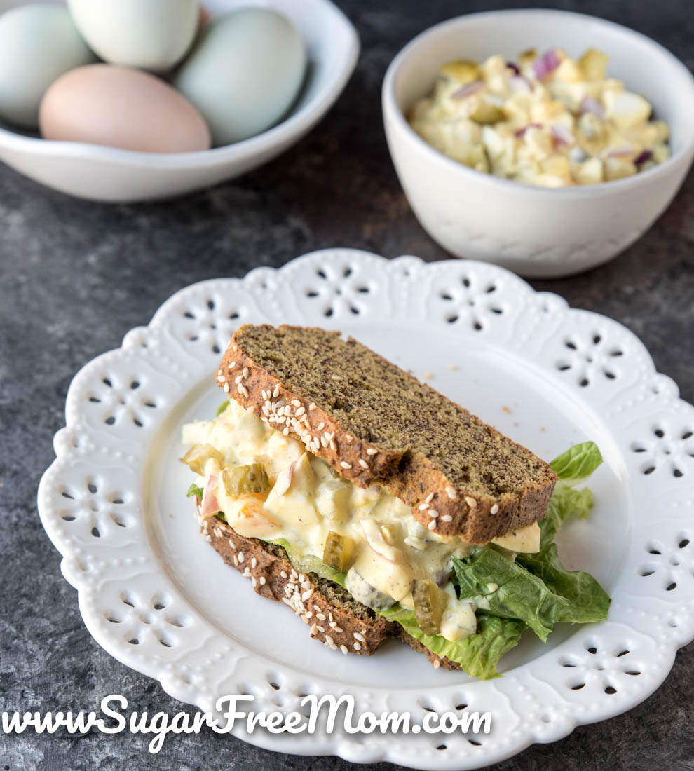 Dill Pickle Scrambled Eggs THM S or FP, VEGAN Option - Oh Sweet Mercy