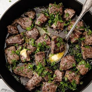 Keto Garlic Butter Steak Bites