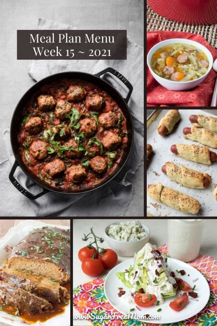 Low-Carb Keto Meal Plan Menu Week 15 - Sugar-Free Mom