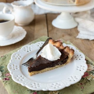 Sugar Free Keto Chocolate Chess Pie (Nut Free, Gluten Free)