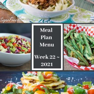 Meal Plan Menu Week 22 2021 - Pinterest
