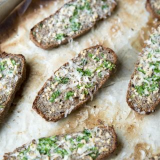 Keto Nut Free Garlic Bread
