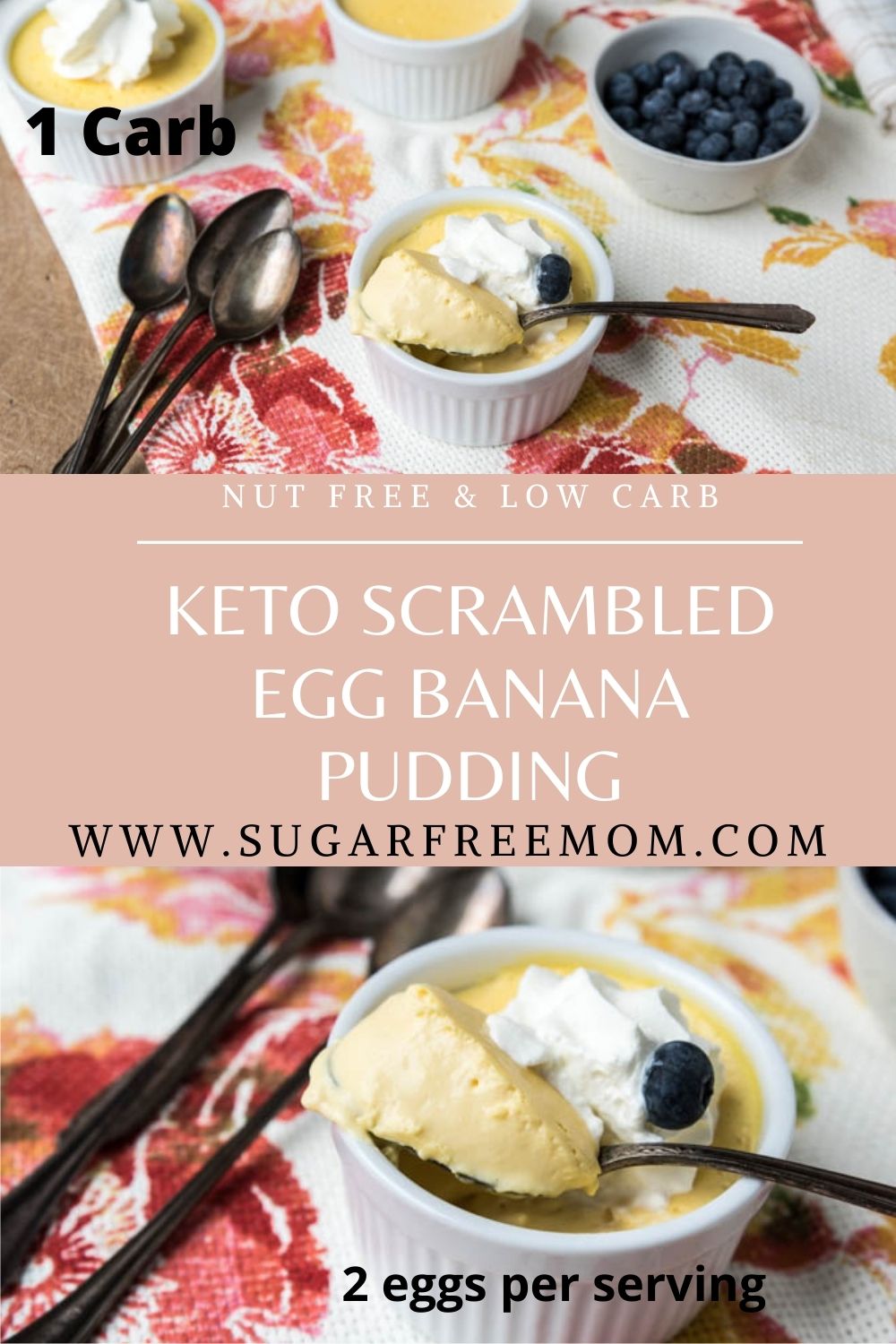 Sugar Free Keto Scrambled Egg Banana Pudding