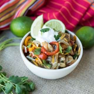 Keto Sheet Pan Chicken Fajitas
