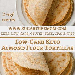 Low Carb Keto Almond Flour Tortillas (Paleo, Gluten Free)