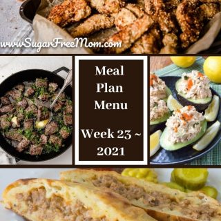 Low-Carb Keto Fasting Meal Plan Menu Week 23