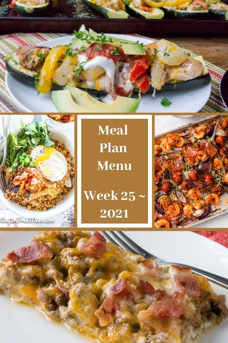 Low-Carb Keto Fasting Meal Plan Menu Week 25