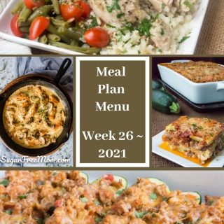 Meal Plan Menu Week 26 2021 - Pinterest