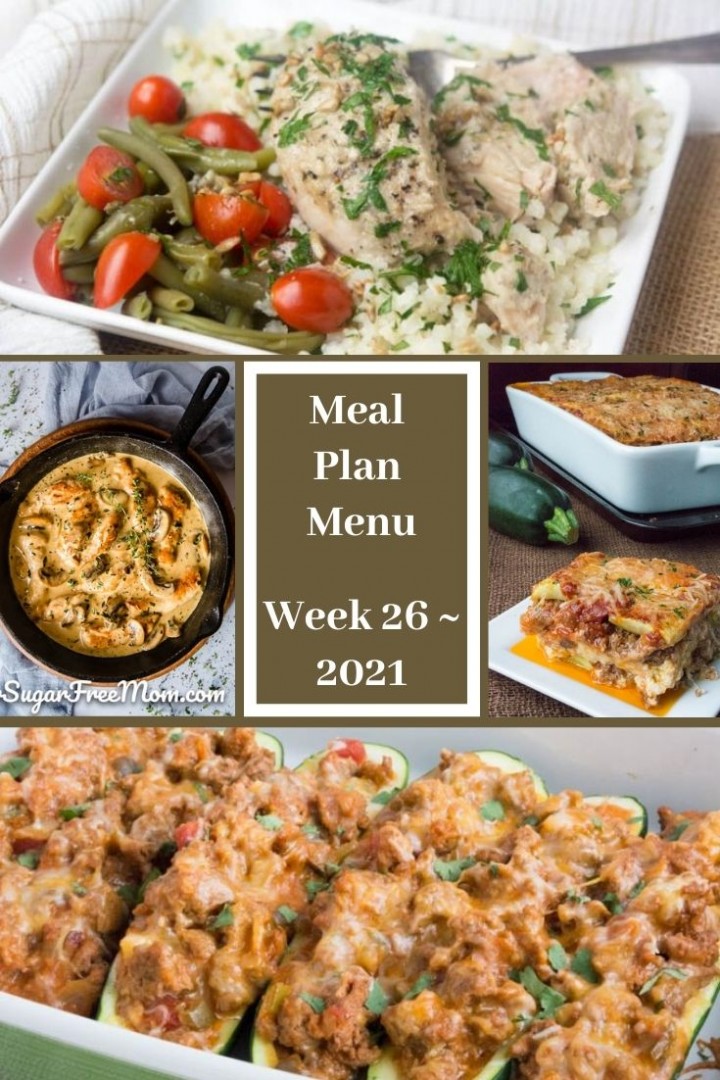 Low-Carb Keto Fasting Meal Plan Menu Week 26