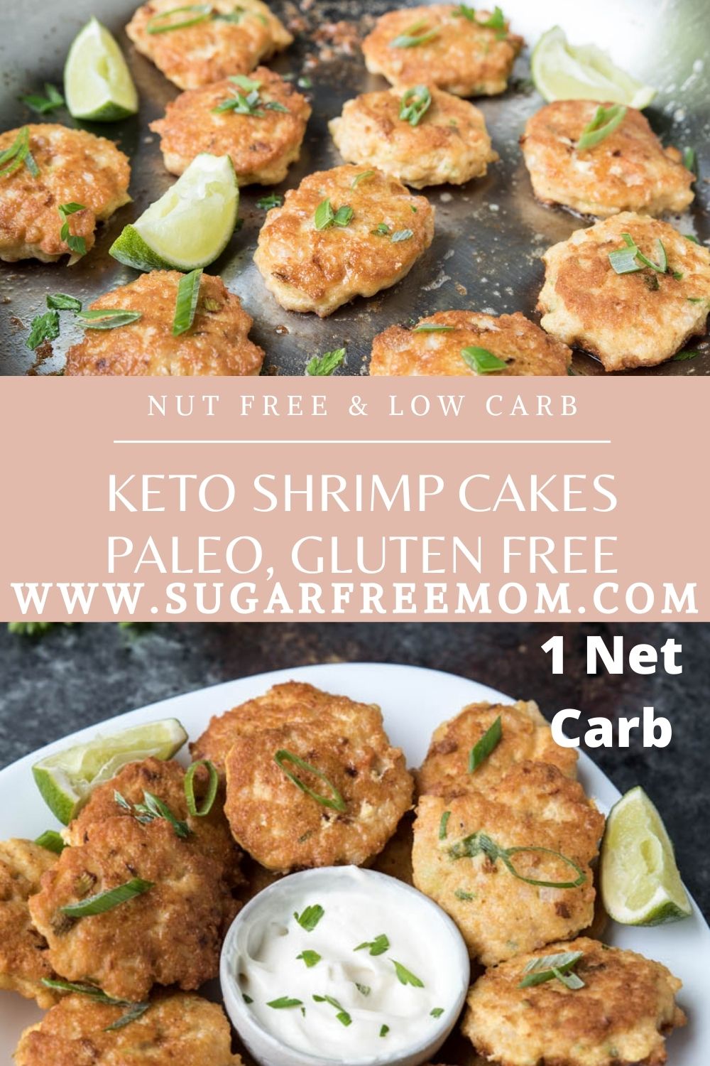 Keto Shrimp Cakes (Paleo, Gluten Free, Nut Free, Sugar Free)