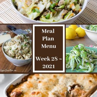 Low-Carb Keto Fasting Meal Plan Menu Week 28