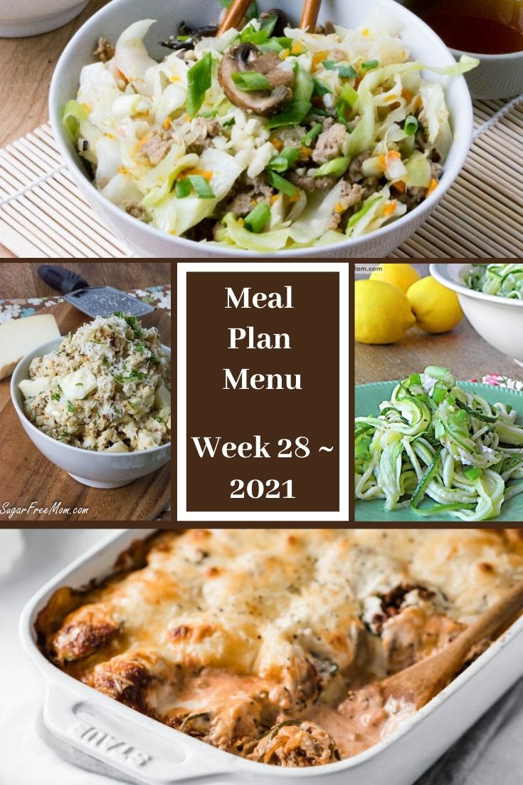 Low-Carb Keto Fasting Meal Plan Menu Week 28