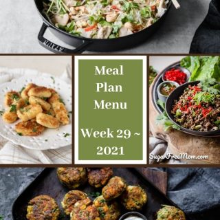 Meal Plan Menu Week 29 2021 - Pinterest