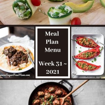 Meal Plan Menu Week 31 2021 - Pinterest