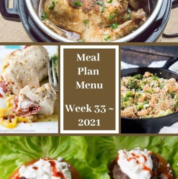 Low-Carb Keto Fasting Meal Plan Menu Week 33