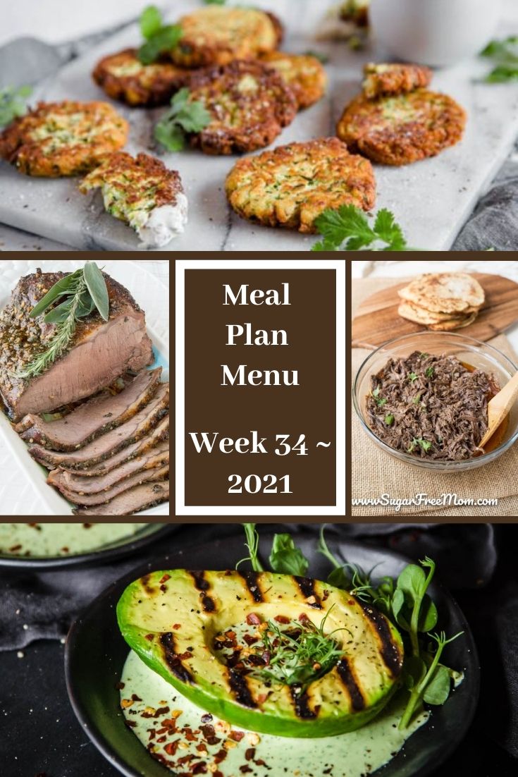 Low-Carb Keto Fasting Meal Plan Menu Week 34