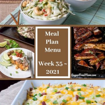 Low-Carb Keto Fasting Meal Plan Menu Week 35
