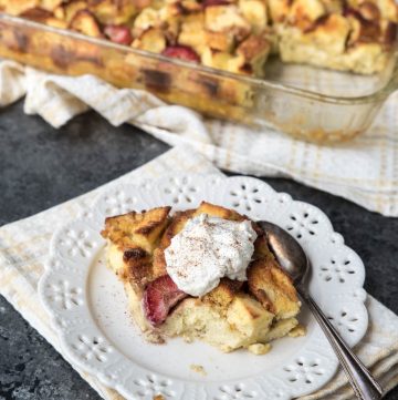 Sugar Free Keto Cloud Bread Pudding (Low Carb, Gluten Free)