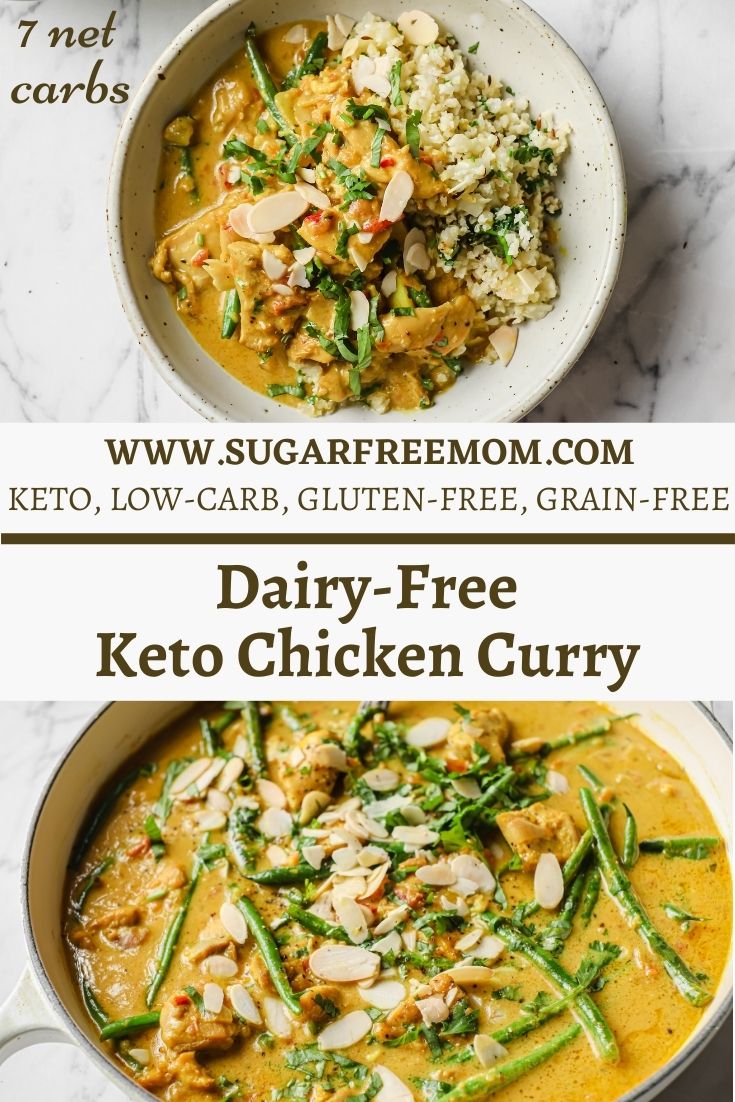 Dairy-Free Keto Chicken Curry